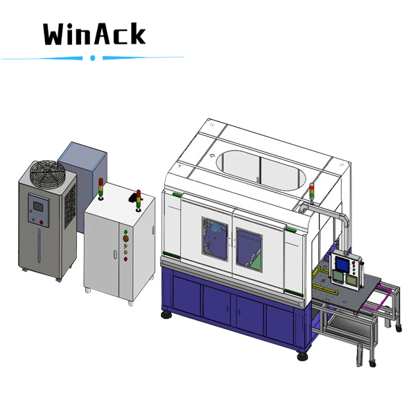 Battery laser welding system for prismatic battery pack production line