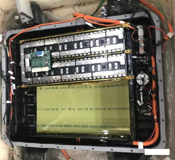 Internal composition of SGMW Wuling Hongguang Mini EV Battery Pack